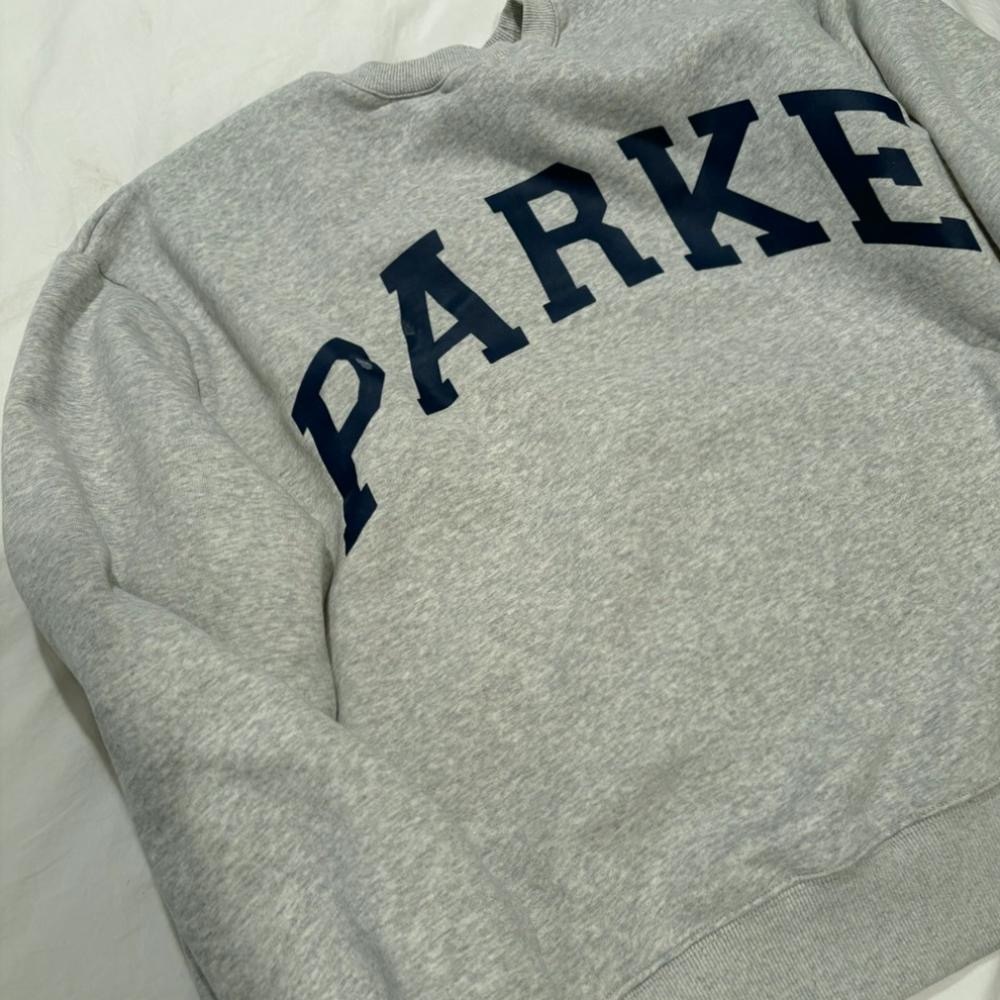 Parke Grey Oversized Collegiate Sweatshirt – Comfortable Everyday Style
